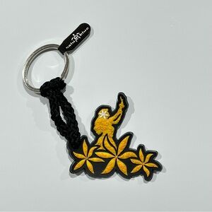 Nalu Blue Hula Girl Keychain